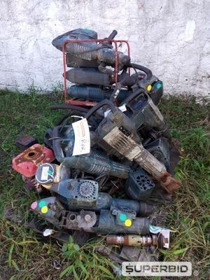 MARTELOS ROMPEDOR, PERFURADOR E DEMOLIDOR, MARTELETES, MOTOR VIBRADOR E OUTROS (25 PÇS) (Ref.: RAB)