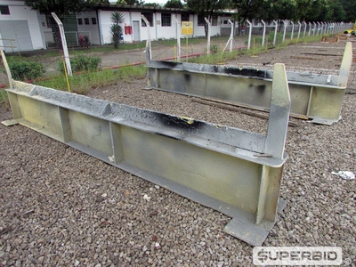 20 VIGAS TIPO CAVALETE EM AÇO PARA BOX DE PINTURA (COMPRIMENTO APROX.: 5,0 METROS). (Ref.: WMER_UM02)