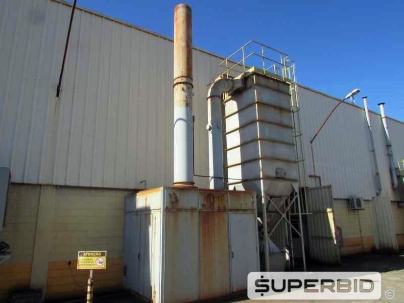 1 SISTEMA DE EXAUSTÃO HIDRONICS, CAP. 11,000 M³/H E 1 SISTEMA DE EXAUSTÃO AR AMBIENTAL JET CENTER, CAP. 3,500 M³/H (Ref.: Hidronics)