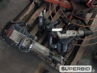 ALISADORA DE CONCRETO, CORTADORA DE PISO, DEMOLIDOR ELÉTRICO, SERRA CIRCULAR E OUTROS, (07 PÇ.) (Ref.: JCA)