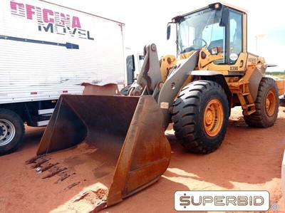 PÁ CARREGADEIRA VOLVO L90F, ANO: 2008, SÉRIE: VCEOL90FK00071670 (Ref: 390)