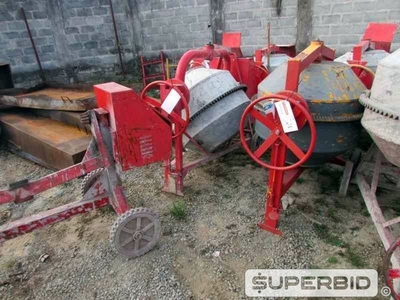 SUCATA DE 06 BETONEIRAS ELÉTRICAS CSM 400 LITROS. (Ref.: JED)