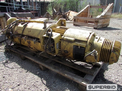 SUCATA DE TALHA ELÉTRICA DEMAG P620H13610F10, CAP.: 8,0 TON., ANO: 1997, SÉRIE: 35701213. (Ref.: WMFQ_UM02)