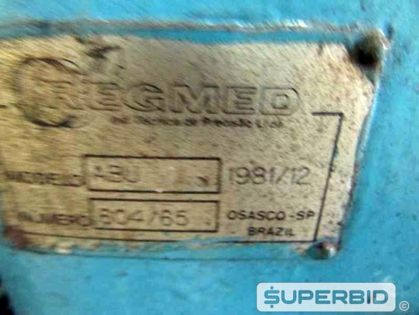 01 AFIADORA DE BASTÃO PARA METAL DURO REGMED ABV, ANO 1981, SÉRIE.: 604/65 E 01 SERRA DE FITA TITAN (Ref.: 12140-778-12134)