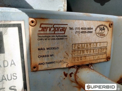 SUCATA DE PLANTADEIRA DE CANA TROPICANA SMI 10.000 6x6, ANO: 2008, SÉRIE: HY6X60012 (Ref: 27)