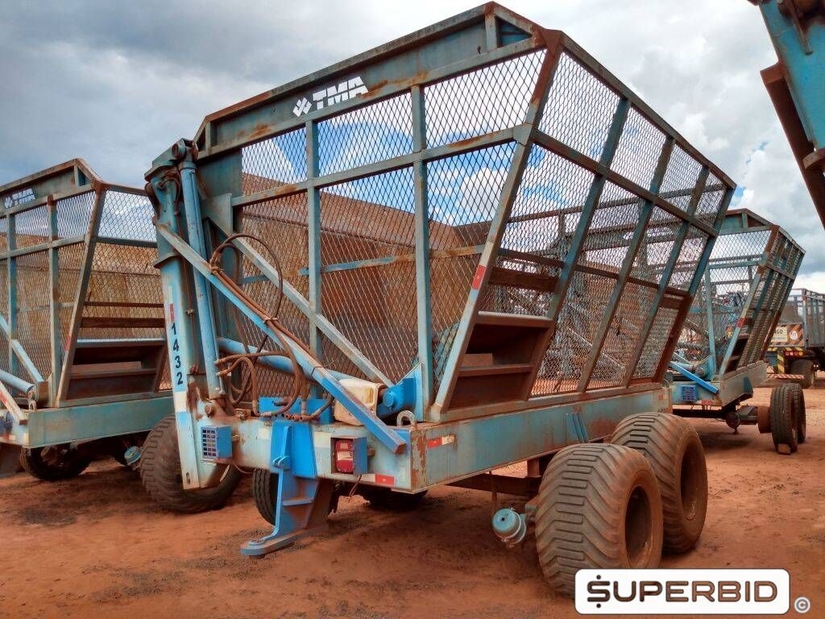 REBOQUE TRANSBORDO DE CANA PICADA TRACAN VTX 10.000, ANO: 2013, SÉRIE: VTX131279 (Ref.: 1432)