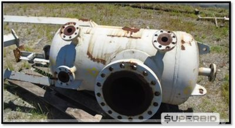 SUCATA DE TANQUES EM AÇO CARBONO, PÁ, SUCATA DE VOLANTE EM AÇO CARBONO E ACOPLAMENTO FLEX (21 PÇ) (Ref.: Lote 06)