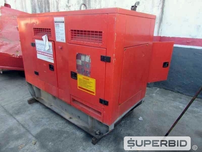 GRUPO GERADOR Á DIESEL STEMAC ST55 50 KVA, ANO: 2011, SÉRIE: 0055015711. (Ref.: JBE)