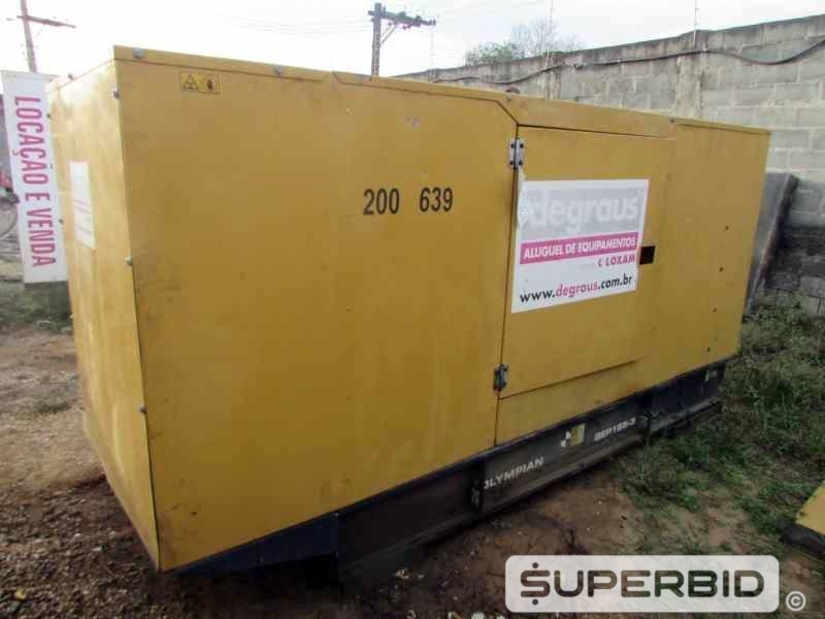 GRUPO GERADOR Á DIESEL OLYMPIAN GEP 165-3 150 KVA, (Ref.: JDZ)