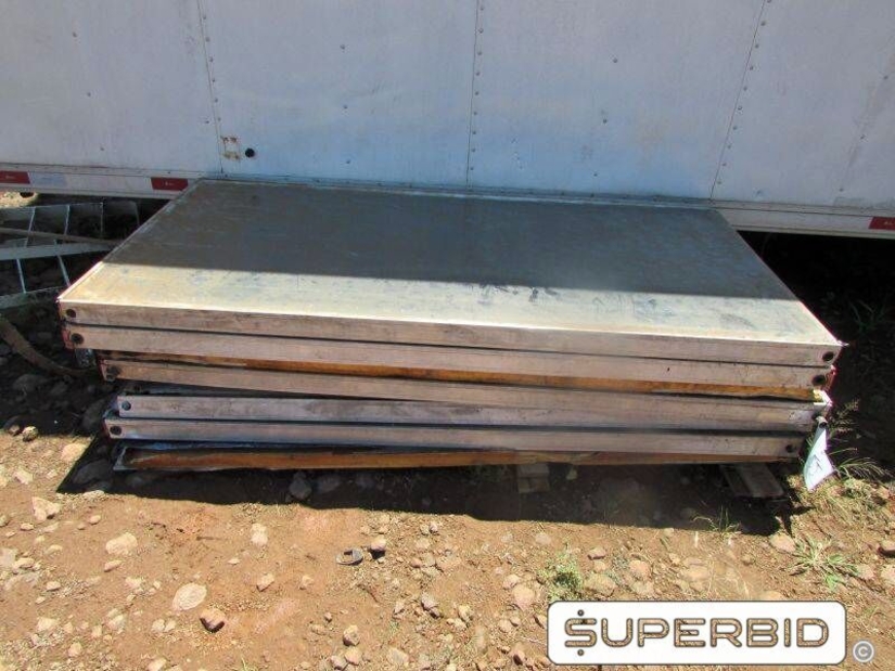 07 PLACAS SOLAR EM ALUMINIO E VIDRO, TAMANHO: APROX. 1600 X 1000 MM. (Ref.: JJ)