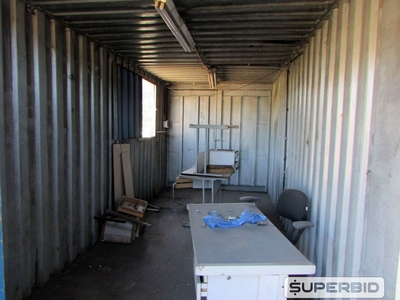 01 CONTAINER MARÍTIMO 20 PÉS MOD. ESCRITÓRIO DIMENSÕES: (6,00X2,40X2,80 METROS), ANO: 1986. (Ref.: WMX_UM02)