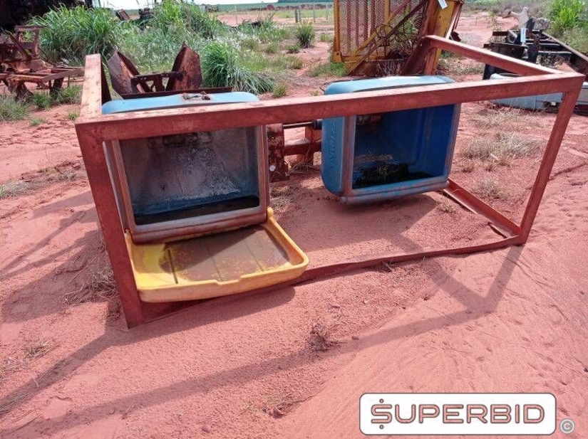 SUCATA BASE SULCADOR 2 LINHAS SERMAG (Ref.: RAH)