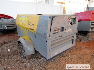GRUPO GERADOR SILENCIADO DIESEL ATLAS COPCO QAX70 20,5/23 KVA (Ref.: FEW)