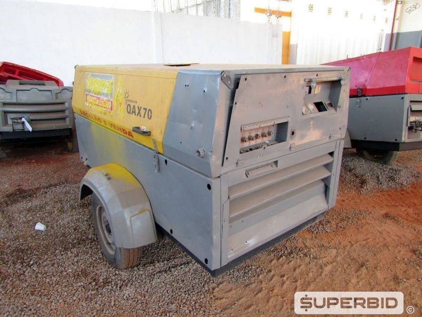 GRUPO GERADOR SILENCIADO DIESEL ATLAS COPCO QAX70 20,5/23 KVA (Ref.: FEW)