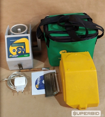 DETERMINADOR DE UMIDADE DE CEREAIS USADO, MODELO AL 101, MARCA AGROLOGIC ¿ COMPLETO