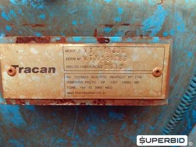 REBOQUE TRANSBORDO DE CANA PICADA TRACAN VTX 10.000, ANO: 2013, SÉRIE: VTX131289 (Ref.: 1442)