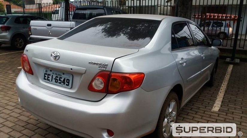 TOYOTA COROLLA XEI 1.8 FLEX, 2008/2009, PL FINAL: 9 (PR),