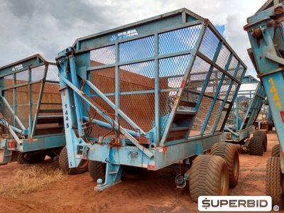 REBOQUE TRANSBORDO DE CANA PICADA TRACAN VTX 10.000, ANO: 2013, SÉRIE: VTX131292 (Ref.: 1445)