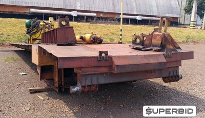 01 UNID. TOMBADOR BASCULANTE, COM CAPACIDADE PARA 35T , COM MOTOR WEG MOD. 160M 20CV 1765RPM 220/380V, APROX 9,65MTX 2,60MT, USADO,  PLAQUETA 72166