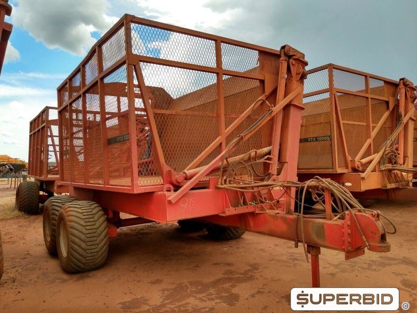 REBOQUE TRANSBORDO DE CANA PICADA TRACAN VTX 10.000, ANO: 2010, SÉRIE: VTX10384 (Ref.: 670)