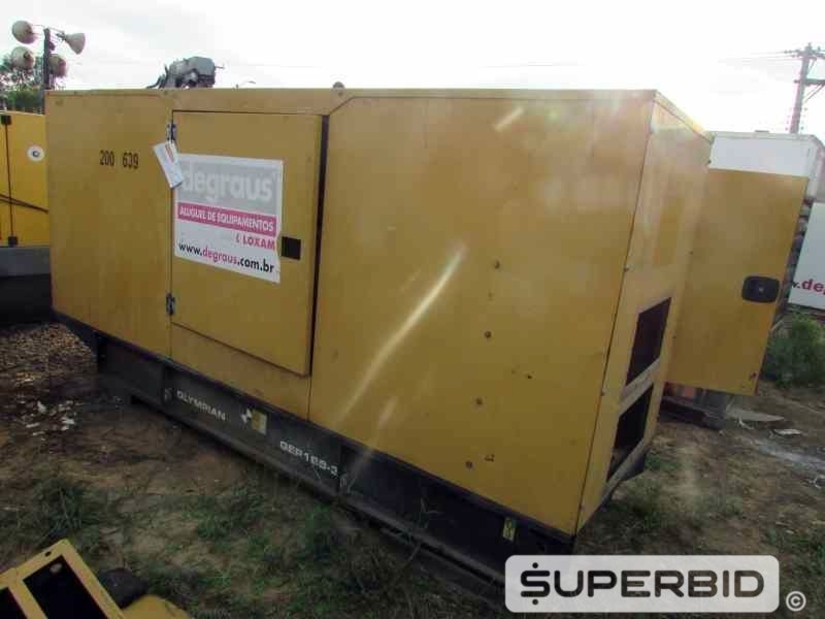 GRUPO GERADOR Á DIESEL OLYMPIAN GEP 165-3 150 KVA, (Ref.: JDZ)