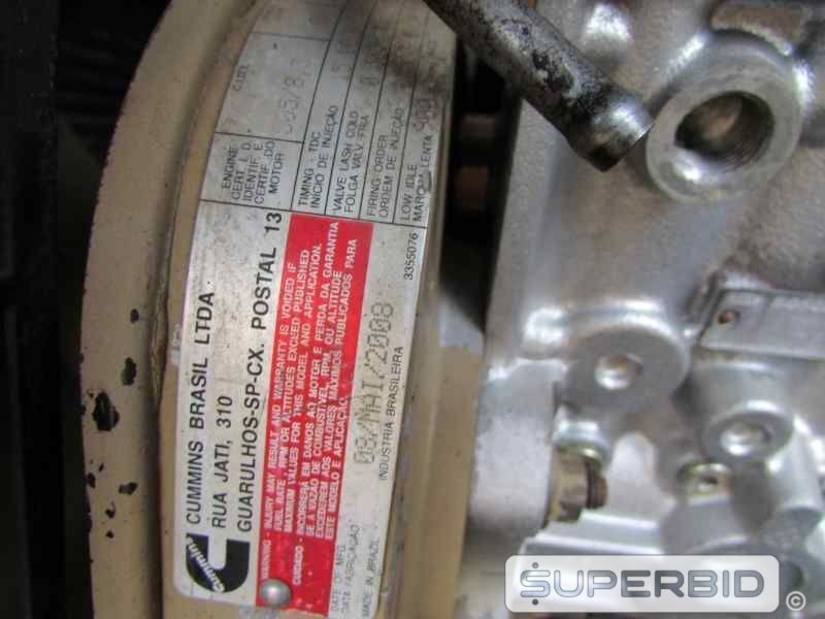 GRUPO GERADOR Á DIESEL STEMAC ST260 350 KVA, ANO: 2008, SÉRIE: 026392508. (Ref.: JEA)