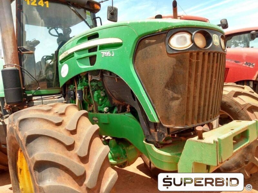 TRATOR DE PNEUS JOHN DEERE 7195J 4X4, ANO: 2013, SÉRIE: 1BM7195JVDH000622 (Ref: 1241)