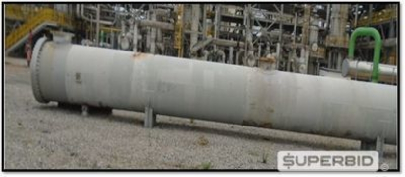 SUCATA DE TROCADOR DE CALOR EM AÇO CARBONO, PESO APROX. 52 TON (Ref.: Lote 10) Loc.: Duque de Caxias/RJ