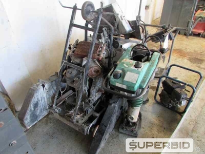 SUCATAS DE: COMPACTADORES DE SOLO WACKER NEUSON, MOTOR ACIONAMENTO 5CV, CORTADORAS DE PISO, PERFURATRIZ E OUTROS. (Ref.: JDI)