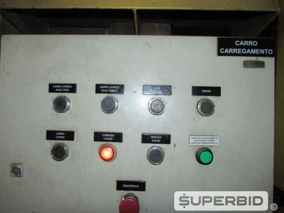 CARRO DE CARREGAMENTO PARA FORNOS DE FUNDIÇÃO KUTTNER, ANO 2008, CAP. 03 TON (Ref.: 11343)