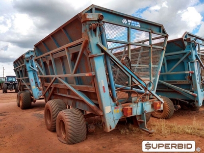 REBOQUE TRANSBORDO DE CANA PICADA TRACAN VTX 10.000, ANO: 2013, SÉRIE: VTX131265 (Ref.: 1418)