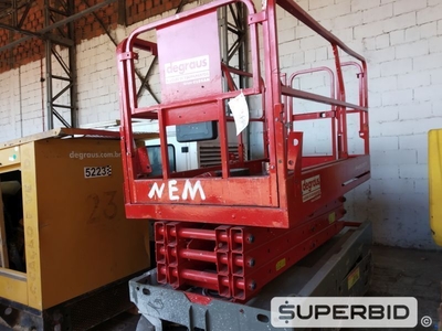 PLATAFORMA TESOURA ELÉTRICA GENIE , SÉRIE: 893656 (Ref: RBG)