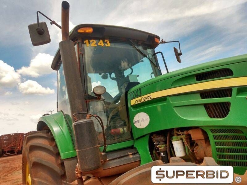 TRATOR DE PNEUS JOHN DEERE 7195J 4X4, ANO: 2013, SÉRIE: 1BM7195JTDH000631 (Ref: 1243)