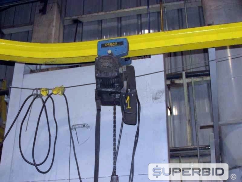 TALHAS ELÉTRICA DEMAG E CMC, CAP. 500 E 2000 KG (35 PÇ) (Ref.: Talhas Elétricas)