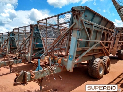 REBOQUE TRANSBORDO DE CANA PICADA TRACAN VTX 10.000, ANO: 2013, SÉRIE: VTX131281 (Ref.: 1434)