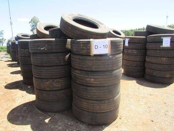 20 SUCATAS DE PNEUS 275/80 PARA REAPROVEITAMENTO (Ref.: D-10)