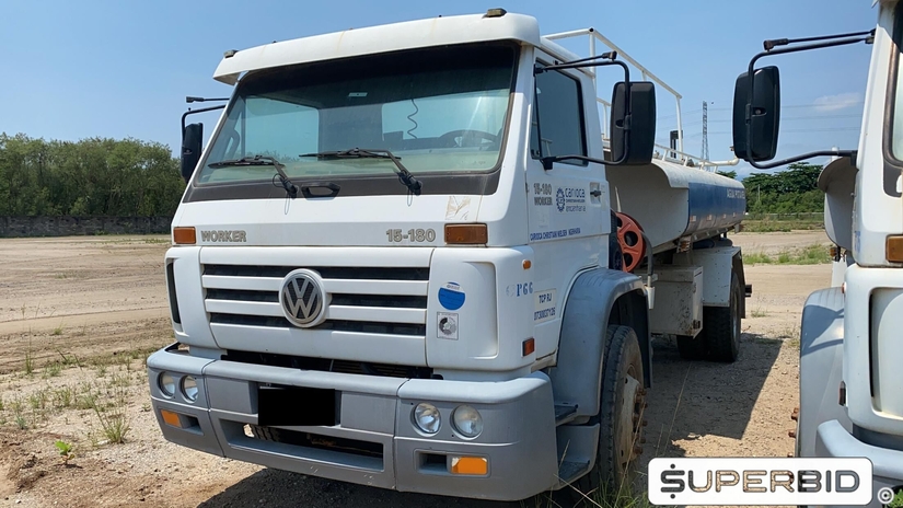 CAMINHÃO TANQUE VOLKSWAGEN 15.180 EURO3 WORKER, 2009/2009, Placa FINAL 2 (RJ), (Ref.: IAX)