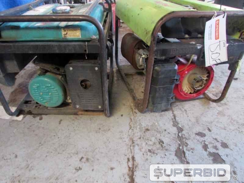 GERADOR Á GASOLINA PRAMAC ES8000 7KVA E GERADOR Á GASOLINA CUMMINS HOMESITE POWER 6500 7KVA (Ref.: JDF)