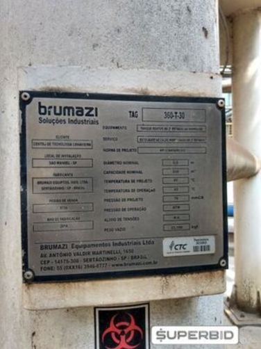 PLANTA DE DEMONSTRAÇÃO PARA PRODUÇÃO DE ETANOL 2G DE CANA-DE-AÇÚCAR BAGAÇO, ANO 2014, CAP. 03 MI DE L/ANO (Ref.: RAA/ RBA/ RCA/ RDA/ REA/ RFA)