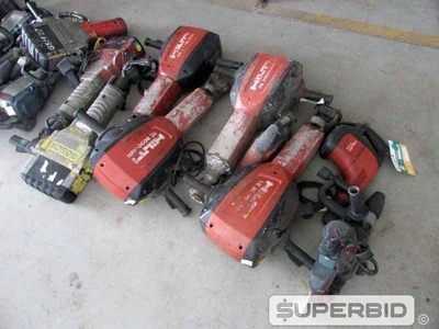 DEMOLIDORES ELÉTRICO, ROMPEDORES ELÉTRICO, MARTELETES ELÉTRICO E OUTROS, (26 PÇ.) (Ref.: JDN)