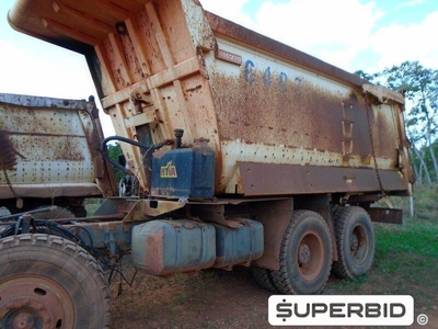 CAMINHÃO BASCULANTE SCANIA P124CB8X4NZ 420 (BATIDO), 2007, Placa FINAL 7 (PA),  (Ref.: CB 6018)