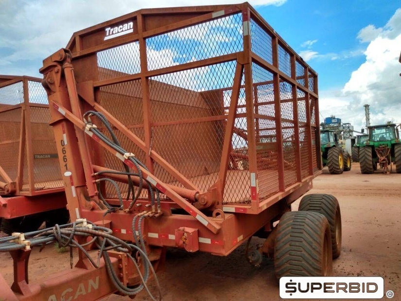REBOQUE TRANSBORDO DE CANA PICADA TRACAN VTX 10.000, ANO: 2010, SÉRIE: VTX10379 (Ref.: 661)