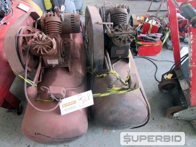 02 COMPRESSORES ELÉTRICO CHICAGO PNEUMATIC 10 PCM, ANO: 2007, SÉRIE: 8741 E 8756. (Ref.: JCP)