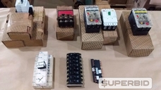 DISJUNTOR, BARRA DE DISTRIB., BLOCO CONTATO E PROTEÇÃO (APROX. 186 PÇS)