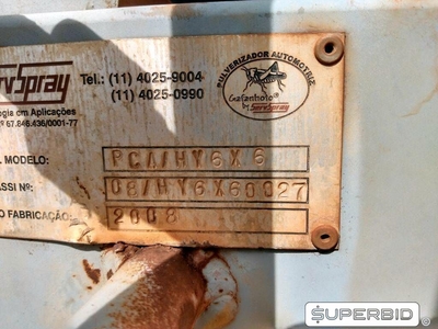 SUCATA DE PLANTADEIRA DE CANA TROPICANA SMI 10.000 6x6, ANO: 2008, SÉRIE: HY6X60012 (Ref: 27)