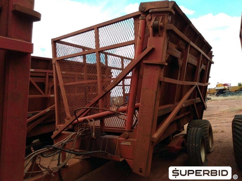 REBOQUE TRANSBORDO DE CANA PICADA TRACAN VTX 10.000, ANO: 2010, SÉRIE: VTX10376 (Ref.: 656)