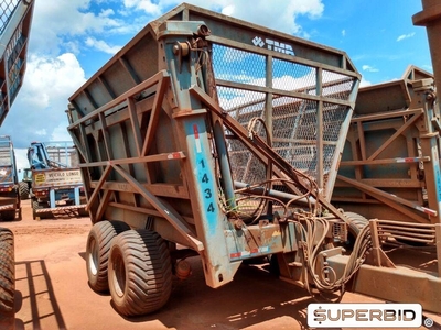 REBOQUE TRANSBORDO DE CANA PICADA TRACAN VTX 10.000, ANO: 2013, SÉRIE: VTX131281 (Ref.: 1434)