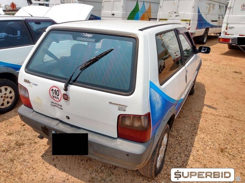 FIAT UNO MILLE WAY ECONOMY 1.0, 2010/2011, Placa FINAL 4 (SP), (Ref.: TAG)