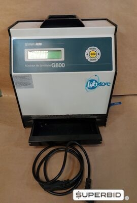 01 UNID. DETERMINADOR DE UMIDADE DE CEREAIS USADO, MODELO G 800, MARCA GEHAKA.