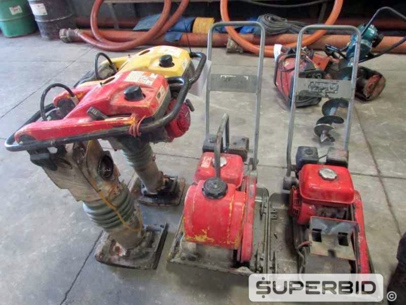 COMPACTADORES DE SOLO WACKER NEUSON, PALETEIRAS PALETRANS E PLACAS VIBRATÓRIAS WACKER NEUSON, (06 PÇ.) (Ref.: JAO)